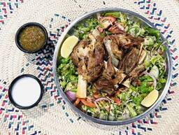 LAMB MANDI WITH SALAD