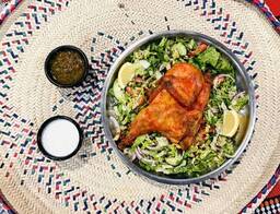 Mandi Chicken with salad