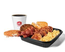 Jumbo Breakfast Platter w/ Bacon & Sausage Combo