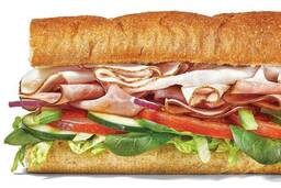 Oven Roasted Turkey & Ham Footlong Regular Sub