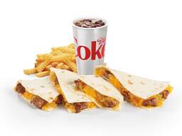 NEW Chicken or Carne Asada Cheddar Quesadilla Meal