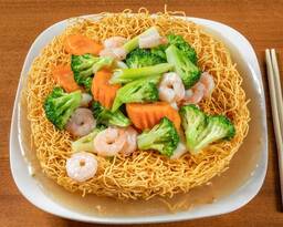 Seafood Crispy Noodle 海鮮兩面黃