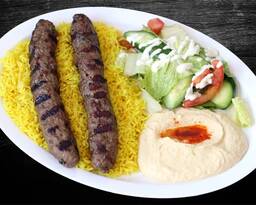 Kafta Kebab Plate