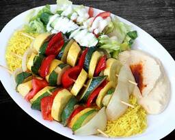 Veggie Skewer Plate