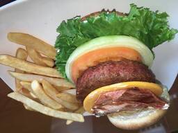 Beyond Patty with Bacon and Cheese Burger