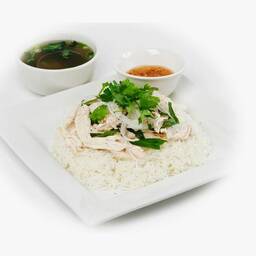 Boiled Shredded Chicken with Chicken Flavored Rice - Com Ga Xe Phay