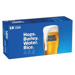 Bud Light Cans - 12 oz Cans/18 Pack