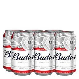 Budweiser Cans - 12 oz Cans/6 Pack