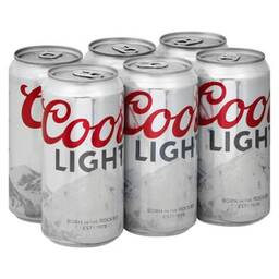 Coors Light Can - 12 oz Cans/6 Pack