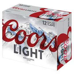 Coors Light Can - 12 oz Cans/12 Pack