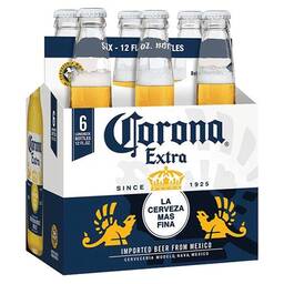 Corona Extra Bottles - 12 oz Bottles/6 Pack