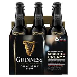 Guinness Draught Bottles - 11 oz Bottles/6 Pack