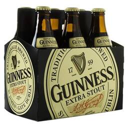 Guinness Extra Stout Bottles - 11 oz Bottles/6 Pack