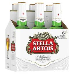 Stella Artois Bottles - 11 oz Bottles/6 Pack