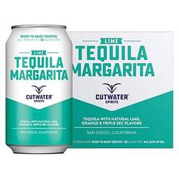 Cutwater Tequila Lime Margarita - 12 oz Cans/4 Pack