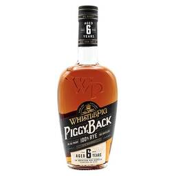WhistlePig PiggyBack Rye Whiskey 6 Year - 750ml/Single