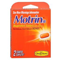 Motrin Pain Reliever - 200mg/2 Count