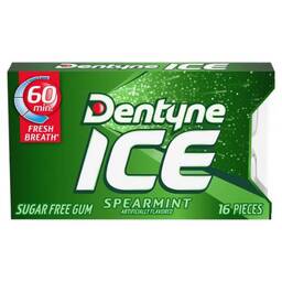 Dentyne Ice Spearmint - 16 Pieces/Single