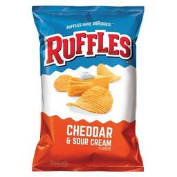 Ruffles Cheddar & Sour Cream - 2.58 oz Bag/Single