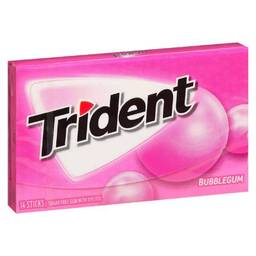 Trident Bubble Gum - 14 Pieces/Single