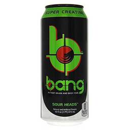 Bang Energy Sour Heads - 16 oz Can/Single
