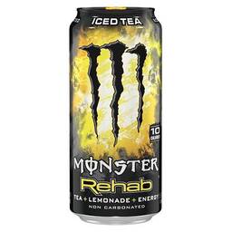 Monster Energy Rehab Lemonade Tea - 16 oz Can/Single