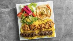 Chicken and Kafta Kabob