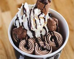 Fudge Brownie Ice Cream