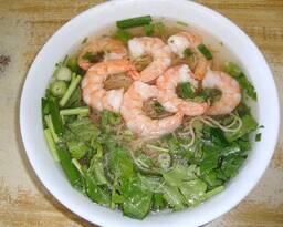 28. Prawn Rice Noodle Soup (Hủ Tiếu Tôm Túói)