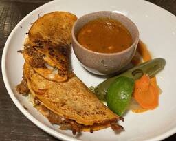 BRISKET BIRRIA TACOS