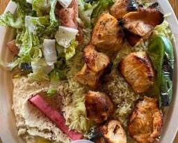 Chicken Tawook Plate (Kebabs) (2 Skewers)