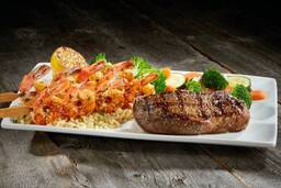 Steak & Grilled Shrimp Skewers