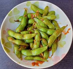 Garlic Edamame