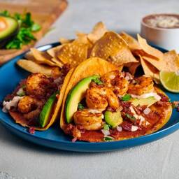 Grilled Gourmet™ Shrimp Two Taco Plate