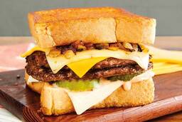 Cheesy Lover’s Burger Melt – Double